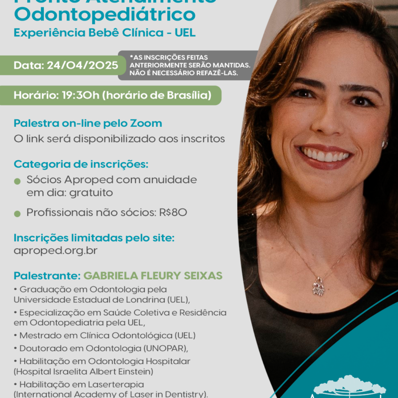Pronto atendimento odontopediátrico