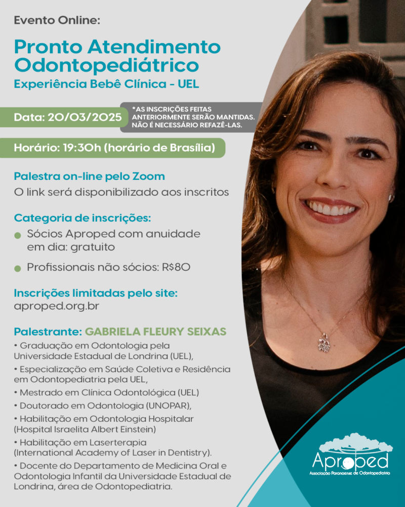 Pronto atendimento odontopediátrico