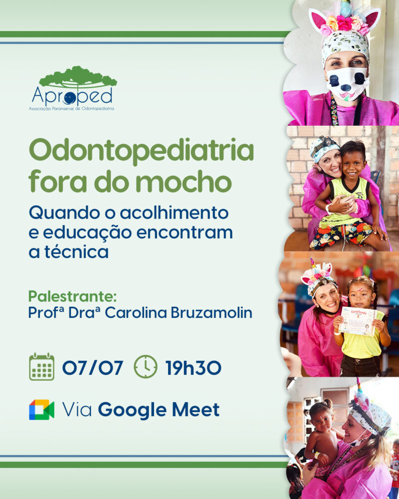 Odontopediatria fora do mocho